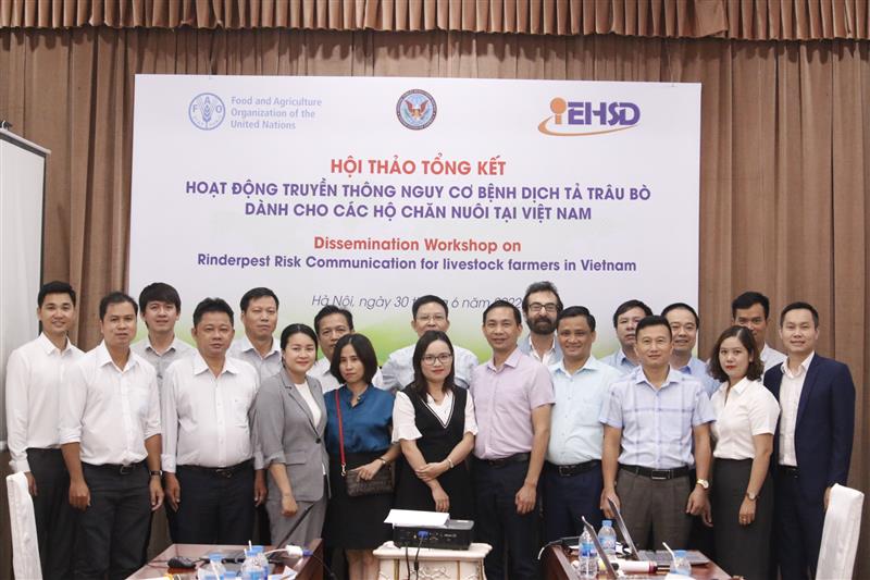 Dissemination workshop on rinderpest risk communication for livestock farmers in Vietnam