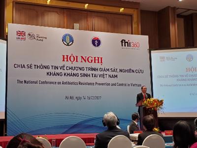 Hội nghị chia sẻ thông tin về chương trình và kết quả giám sát, nghiên cứu kháng kháng sinh tại Việt Nam